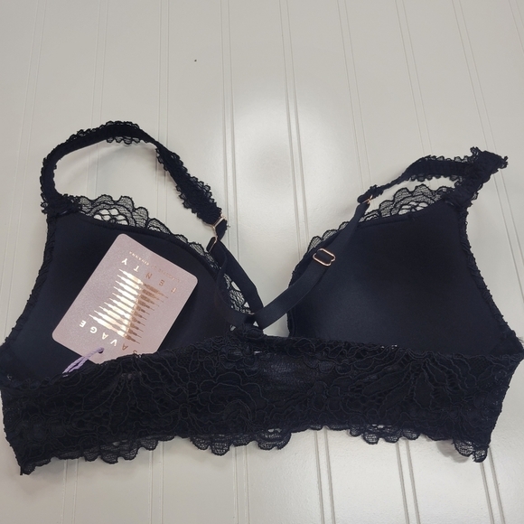 Savage X Fenty | Romantic Corded Lace Front-Closure Push Up Bra - Picture 7 of 8